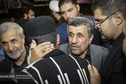 مراسم ختم برادر محمود احمدی نژاد