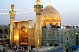 حرم امیرالمومنین(ع) به روی زائران بسته شد